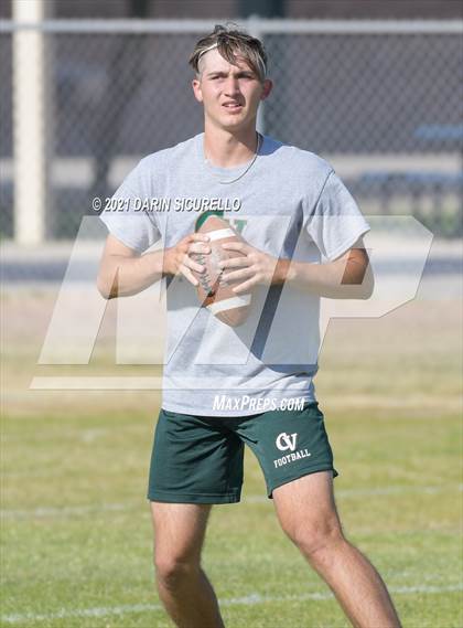 Thumbnail 1 in Campo Verde vs  Bourgade Catholic (Cactus Duel Out West 7-on-7 Tournament) photogallery.