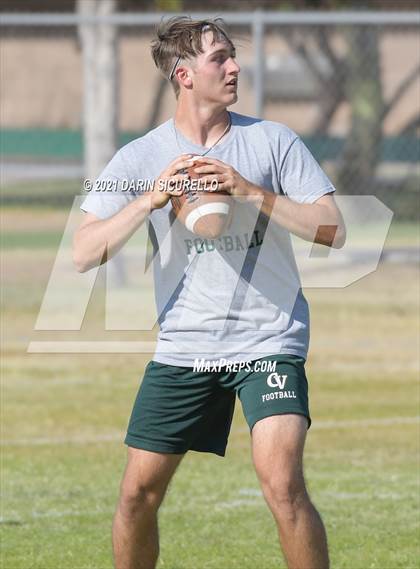 Thumbnail 1 in Campo Verde vs  Bourgade Catholic (Cactus Duel Out West 7-on-7 Tournament) photogallery.