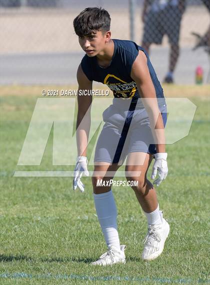 Thumbnail 2 in Campo Verde vs  Bourgade Catholic (Cactus Duel Out West 7-on-7 Tournament) photogallery.