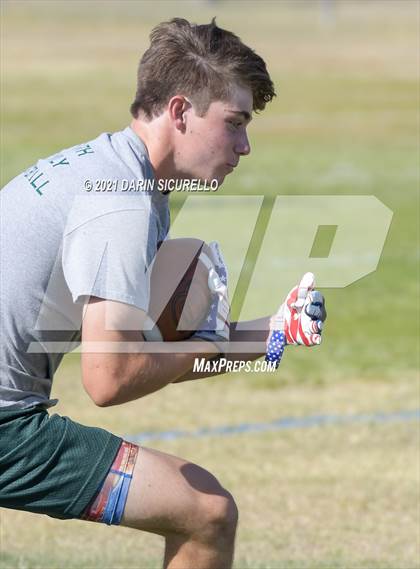 Thumbnail 1 in Campo Verde vs  Bourgade Catholic (Cactus Duel Out West 7-on-7 Tournament) photogallery.