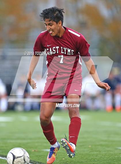 Thumbnail 2 in East Lyme vs Woodstock Academy (ECC Final) photogallery.
