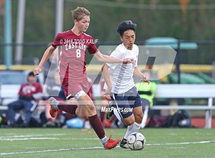 Thumbnail 2 in East Lyme vs Woodstock Academy (ECC Final) photogallery.