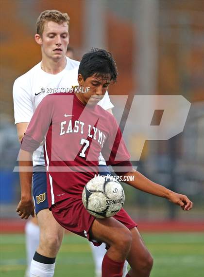 Thumbnail 2 in East Lyme vs Woodstock Academy (ECC Final) photogallery.