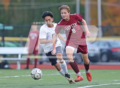 Thumbnail 3 in East Lyme vs Woodstock Academy (ECC Final) photogallery.
