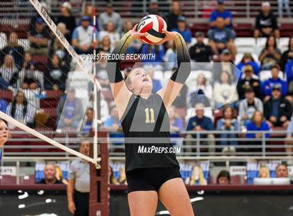 Thumbnail 2 in Gunter vs. Whitesboro (UIL 3A Volleyball Area Playoff) photogallery.