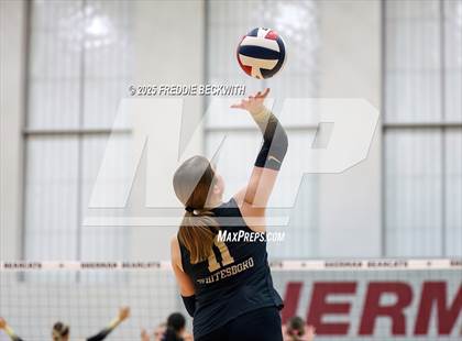 Thumbnail 1 in Gunter vs. Whitesboro (UIL 3A Volleyball Area Playoff) photogallery.