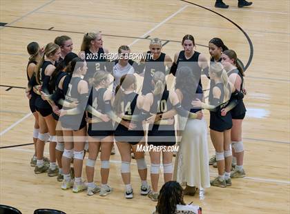 Thumbnail 3 in Gunter vs. Whitesboro (UIL 3A Volleyball Area Playoff) photogallery.