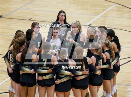 Thumbnail 2 in Gunter vs. Whitesboro (UIL 3A Volleyball Area Playoff) photogallery.