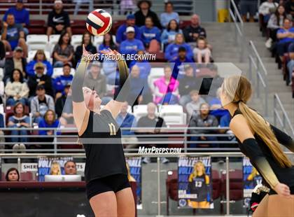 Thumbnail 1 in Gunter vs. Whitesboro (UIL 3A Volleyball Area Playoff) photogallery.