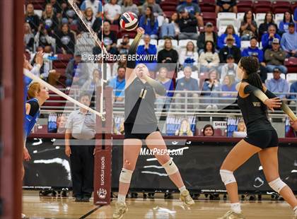 Thumbnail 2 in Gunter vs. Whitesboro (UIL 3A Volleyball Area Playoff) photogallery.