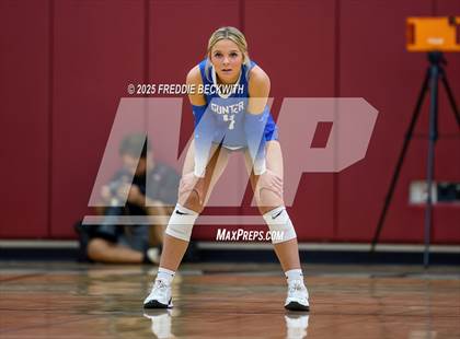 Thumbnail 2 in Gunter vs. Whitesboro (UIL 3A Volleyball Area Playoff) photogallery.