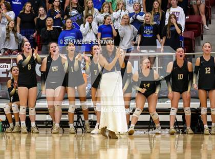 Thumbnail 2 in Gunter vs. Whitesboro (UIL 3A Volleyball Area Playoff) photogallery.