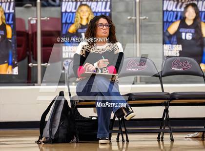 Thumbnail 3 in Gunter vs. Whitesboro (UIL 3A Volleyball Area Playoff) photogallery.