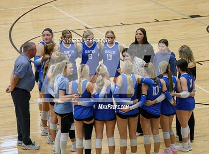 Thumbnail 1 in Gunter vs. Whitesboro (UIL 3A Volleyball Area Playoff) photogallery.