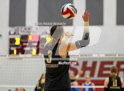 Thumbnail 2 in Gunter vs. Whitesboro (UIL 3A Volleyball Area Playoff) photogallery.