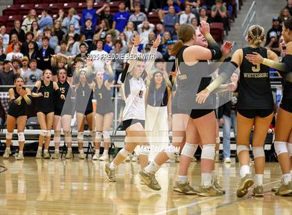 Thumbnail 2 in Gunter vs. Whitesboro (UIL 3A Volleyball Area Playoff) photogallery.