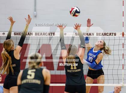 Thumbnail 2 in Gunter vs. Whitesboro (UIL 3A Volleyball Area Playoff) photogallery.