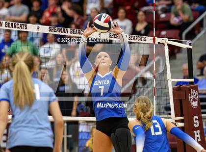 Thumbnail 1 in Gunter vs. Whitesboro (UIL 3A Volleyball Area Playoff) photogallery.
