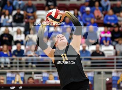 Thumbnail 1 in Gunter vs. Whitesboro (UIL 3A Volleyball Area Playoff) photogallery.