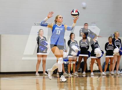 Thumbnail 1 in Gunter vs. Whitesboro (UIL 3A Volleyball Area Playoff) photogallery.