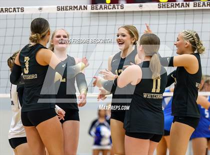 Thumbnail 2 in Gunter vs. Whitesboro (UIL 3A Volleyball Area Playoff) photogallery.