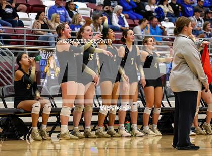 Thumbnail 1 in Gunter vs. Whitesboro (UIL 3A Volleyball Area Playoff) photogallery.