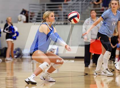 Thumbnail 3 in Gunter vs. Whitesboro (UIL 3A Volleyball Area Playoff) photogallery.