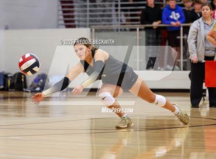 Thumbnail 1 in Gunter vs. Whitesboro (UIL 3A Volleyball Area Playoff) photogallery.