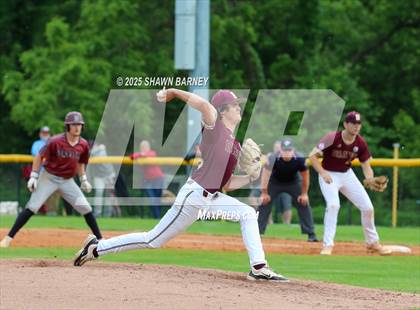 Thumbnail 2 in Danville vs. Brebeuf Jesuit Preparatory IHSAA Class 3A S25 Sectionals First Round photogallery.
