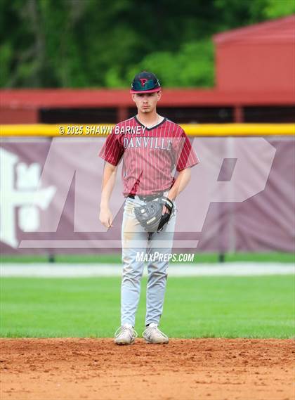 Thumbnail 1 in Danville vs. Brebeuf Jesuit Preparatory IHSAA Class 3A S25 Sectionals First Round photogallery.