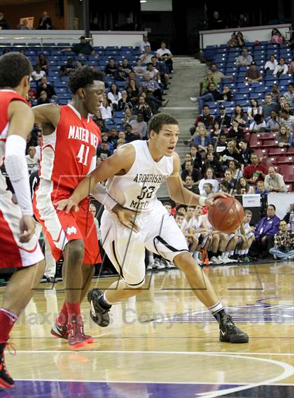 Thumbnail 2 in Mater Dei vs. Archbishop Mitty (CIF State Open Division Final) photogallery.