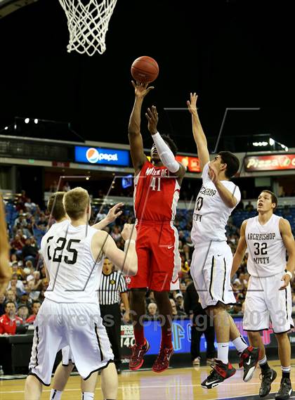 Thumbnail 1 in Mater Dei vs. Archbishop Mitty (CIF State Open Division Final) photogallery.