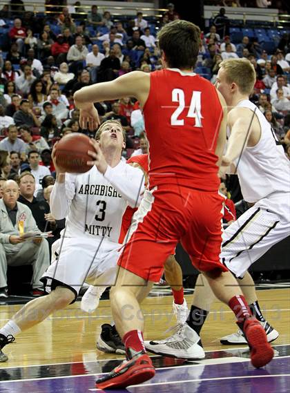 Thumbnail 3 in Mater Dei vs. Archbishop Mitty (CIF State Open Division Final) photogallery.