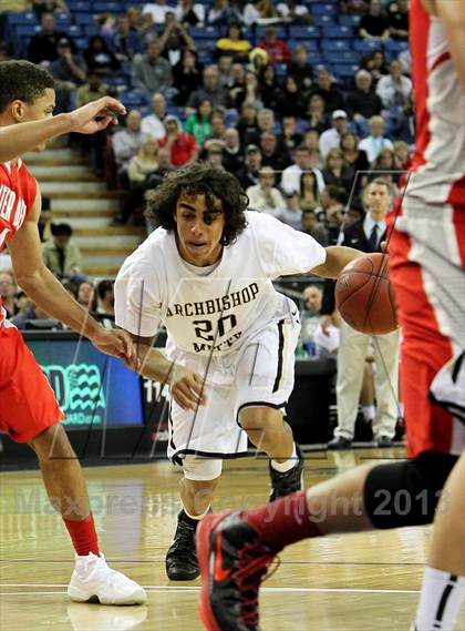 Thumbnail 2 in Mater Dei vs. Archbishop Mitty (CIF State Open Division Final) photogallery.