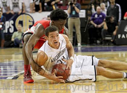 Thumbnail 1 in Mater Dei vs. Archbishop Mitty (CIF State Open Division Final) photogallery.
