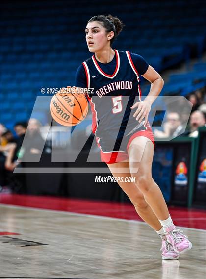 Thumbnail 3 in Brentwood School vs. Rancho Christian (CIF SS DIV 1 Championship) photogallery.