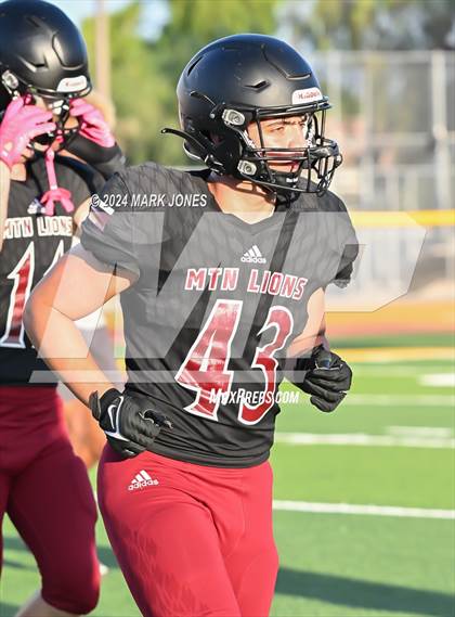 Thumbnail 2 in Red Mountain vs. Highland (Scrimmage at Mountain Pointe) photogallery.