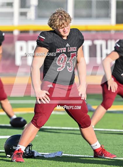 Thumbnail 3 in Red Mountain vs. Highland (Scrimmage at Mountain Pointe) photogallery.