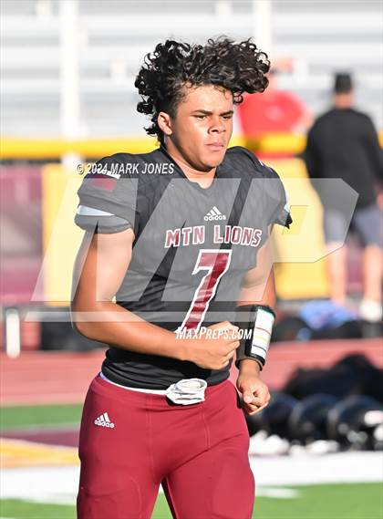 Thumbnail 1 in Red Mountain vs. Highland (Scrimmage at Mountain Pointe) photogallery.