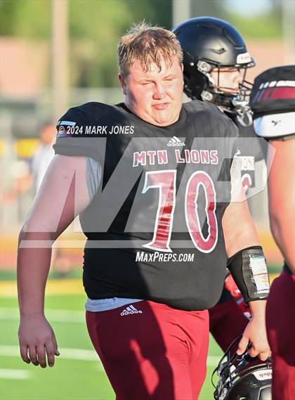 Thumbnail 3 in Red Mountain vs. Highland (Scrimmage at Mountain Pointe) photogallery.