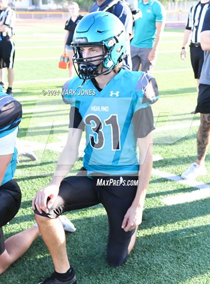 Thumbnail 1 in Red Mountain vs. Highland (Scrimmage at Mountain Pointe) photogallery.