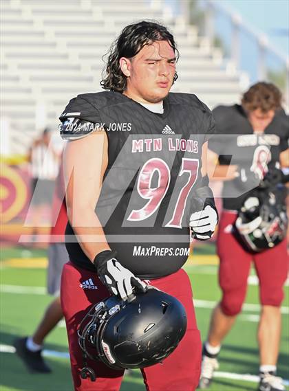Thumbnail 2 in Red Mountain vs. Highland (Scrimmage at Mountain Pointe) photogallery.