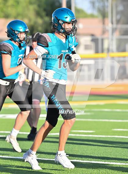 Thumbnail 1 in Red Mountain vs. Highland (Scrimmage at Mountain Pointe) photogallery.