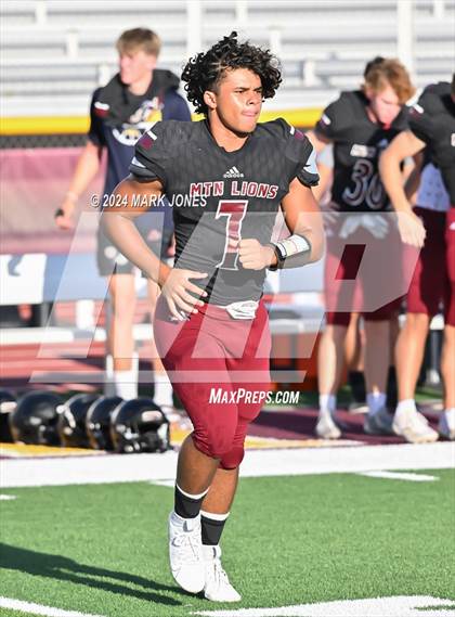 Thumbnail 2 in Red Mountain vs. Highland (Scrimmage at Mountain Pointe) photogallery.
