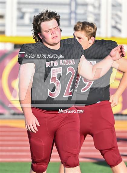 Thumbnail 2 in Red Mountain vs. Highland (Scrimmage at Mountain Pointe) photogallery.