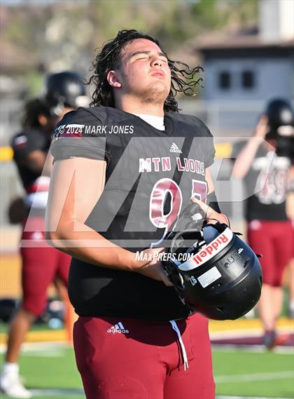 Thumbnail 1 in Red Mountain vs. Highland (Scrimmage at Mountain Pointe) photogallery.