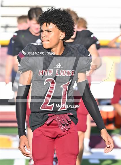 Thumbnail 3 in Red Mountain vs. Highland (Scrimmage at Mountain Pointe) photogallery.
