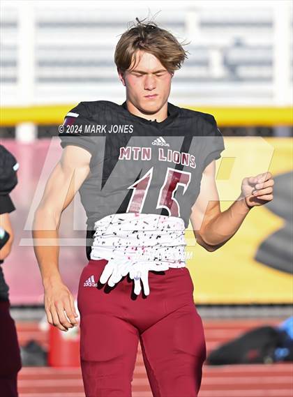 Thumbnail 2 in Red Mountain vs. Highland (Scrimmage at Mountain Pointe) photogallery.