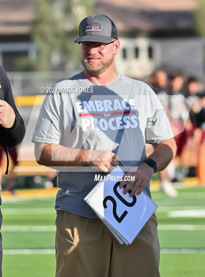 Thumbnail 1 in Red Mountain vs. Highland (Scrimmage at Mountain Pointe) photogallery.