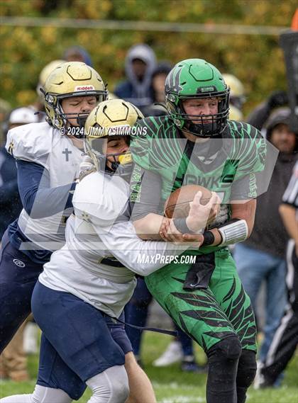 Thumbnail 1 in Althoff Catholic vs. Carrollton (IHSA 1A Second Round) photogallery.